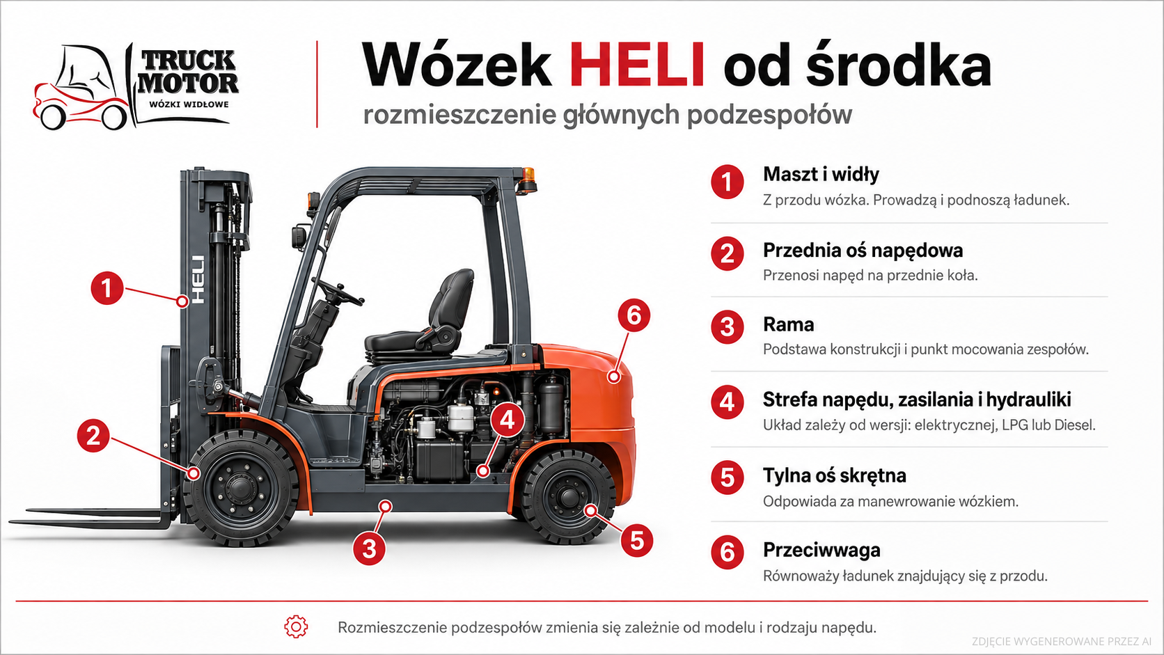 wózek heli - infografika
